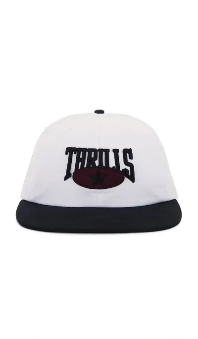 Thrills Full Ride 6 Panel Cap In 白色