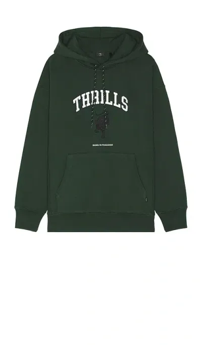 Thrills Hard Knocks Slouch Pull On Hoodie In Sycamore