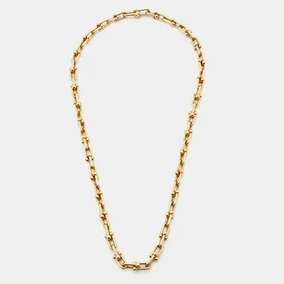 Pre-owned Tiffany & Co Hardwear Small Links 18k Yellow Gold Necklace