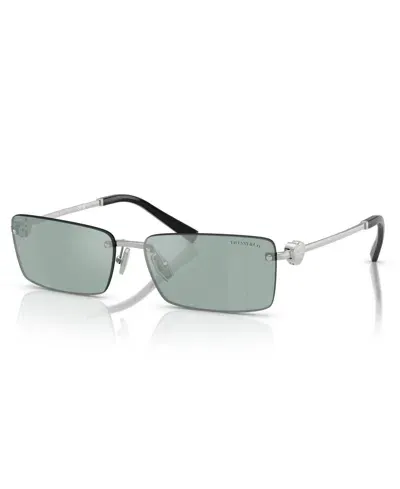 Tiffany & Co Men's And Women's Sunglasses Tf3108b In Silver