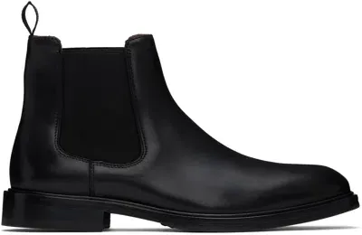 Tiger Of Sweden Black Operan Chelsea Boots In 050black