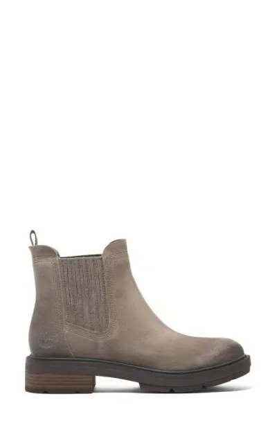 Timberland Brimfield Chelsea Boot In Medium Brown Suede