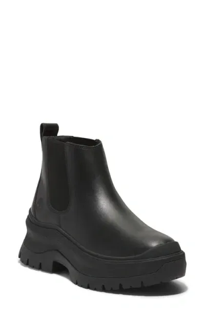 Timberland Roxie Lane Chelsea Boot In Black Full Grain