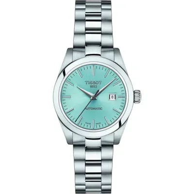 Tissot T-my Lady Automatic Bracelet Watch, 29.3mm In Ice Blue