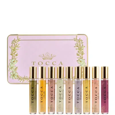 Tocca Pink Luxury Fragrance Wardrobe 9x 4.5ml In White