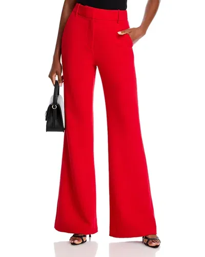 Toccin Gaia Flared Pants In Red