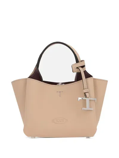 Tod's Apa Tote Bag In Neutrals