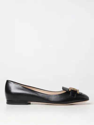 Tod's Ballet Flats  Woman Color Black In Schwarz