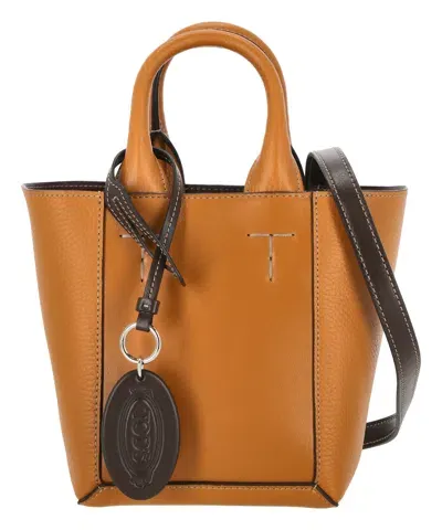 Tod's Double Up Handbag In Orange