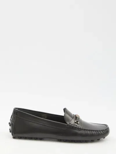 Tod's Gommino Loafers In Black