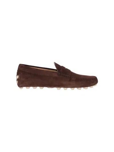 Tod's Gommino Loafers Tods In Brown