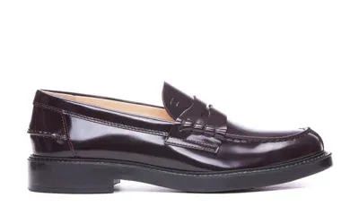 Tod's Loafers In Bordeaux