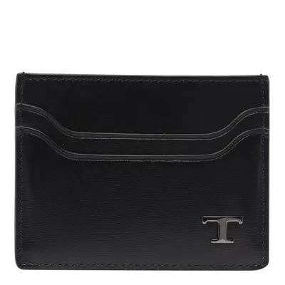 Tod's Black Leather Card Holder