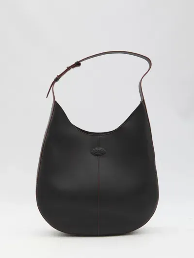 Tod's Medium Tods Di Bg Hobo Bag In Black