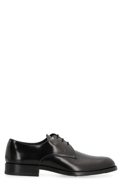 Tod's Lace Up Shoes In Black