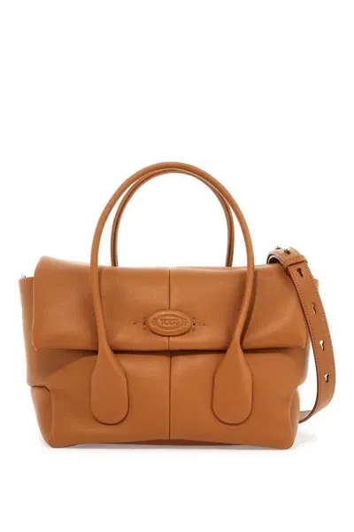 Tod's Reverse Di Bag Handbag In Brown