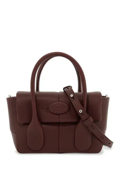 Tod's Reverse Di Bag Handbag In Purple