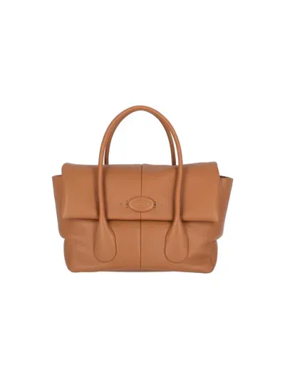 Tod's Small Handbag Di Bag Reverse In S001