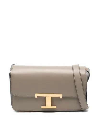 Tod's T Timeless Cross Body Bag In Green