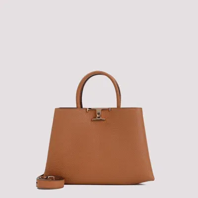 Tod's T Timeless Shopping Bag In Kenia Scuro