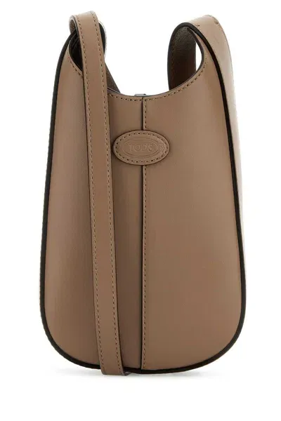 Tod's Micro Di Bag Hobo Handbag In Beige