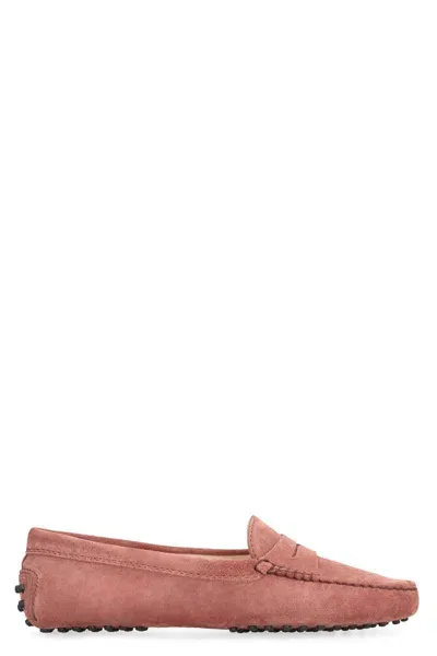 Tod's Women's Gommino Loafers In Pink