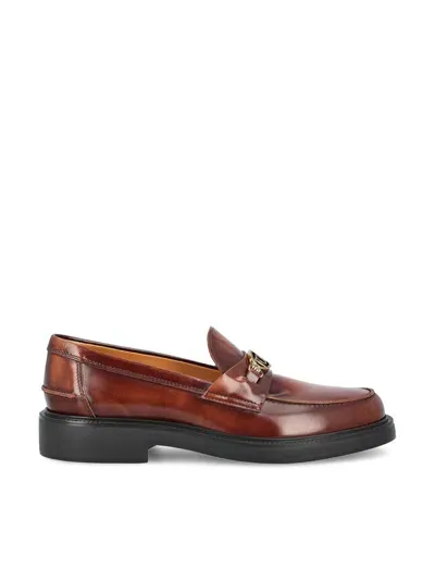 Tod's Low Shoes In Brown