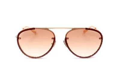 Tod's Pilot Frame Sunglasses In Gold