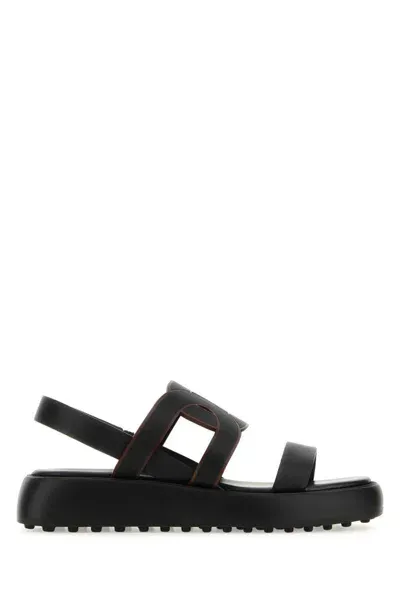 Tod's Sandals In Black