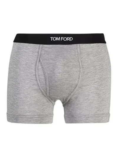 Tom Ford Bi-pack Boxer Brief In Gris