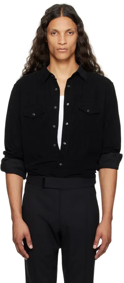 Tom Ford Black Western Shirt