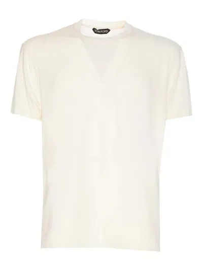 Tom Ford White T-shirt In Blanco