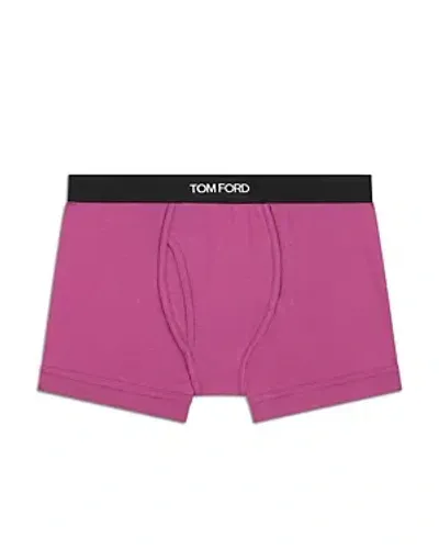 Tom Ford Cotton Blend Boxer Briefs In Pink