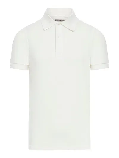 Tom Ford Cotton Polo In White