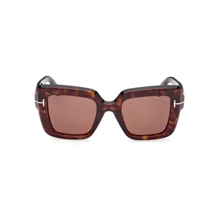 Tom Ford Eyewear Esma Oversized Frame Sunglasses In Multi