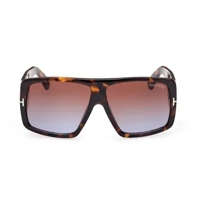 Tom Ford Eyewear Raven Square Frame Sunglasses In Multi