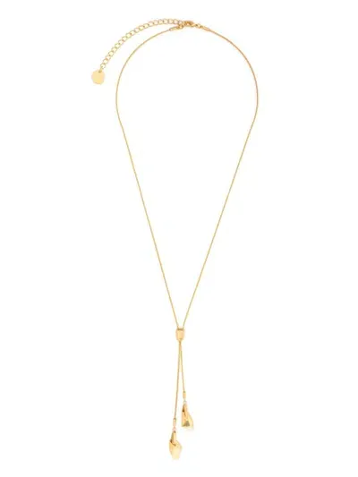 Tom Ford Lariat-chain Necklace In Gold