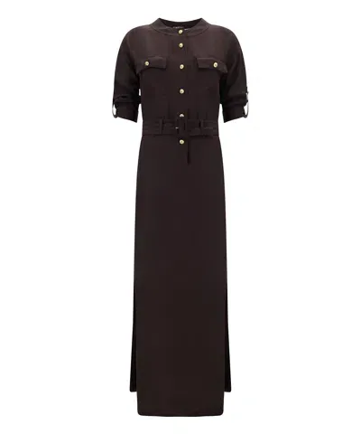 Tom Ford Long Dress In Brown