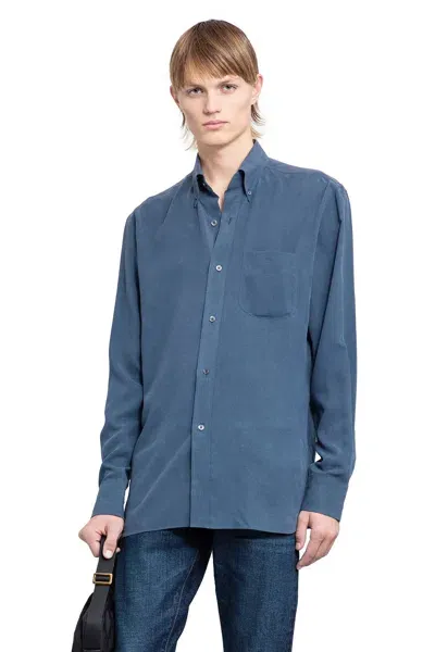 Tom Ford Man Blue Shirts