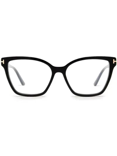 Tom Ford Oversized-frame Sunglasses In 黑色