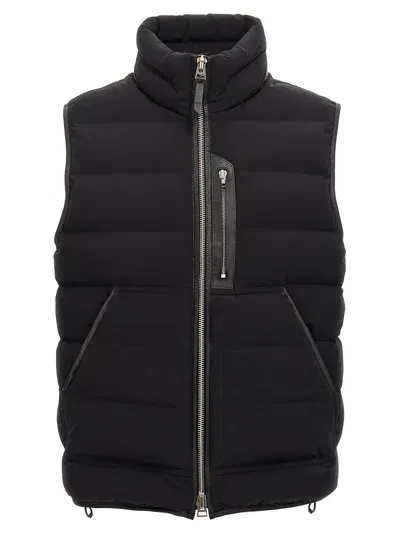 Tom Ford Padded Vest In Black