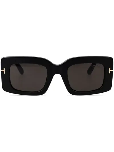 Tom Ford Rectangle-frame Sunglasses In Schwarz