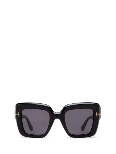 Tom Ford Square Frame Sunglasses In 01a