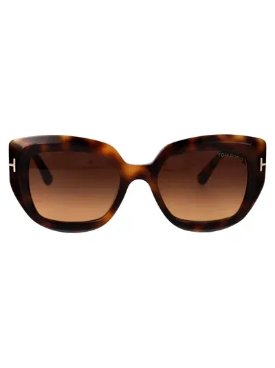 Tom Ford Sunglasses In Brown