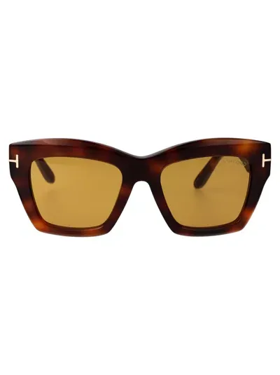 Tom Ford Sunglasses In Orange Havana