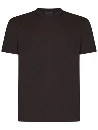 Tom Ford T-shirt In Brown