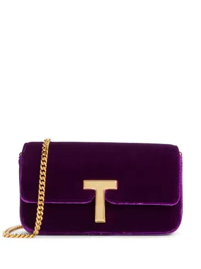 Tom Ford Wallis Mini Shoulder Bag In Violett