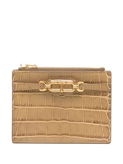 Tom Ford Whitney Card Holder In Neutrals