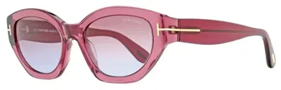 Tom Ford Women's Penny Sunglasses Tf1086 66y Rose 55mm In Red