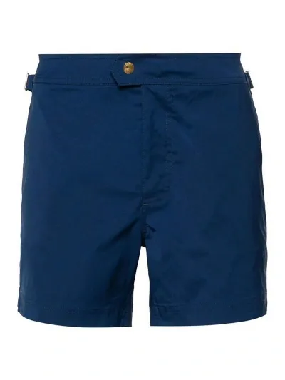 Tom Ford Yves Blue Swim Shorts